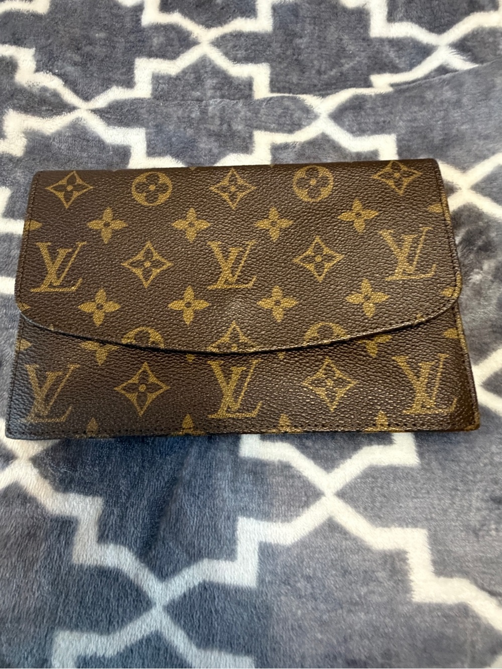 Louis Vuitton Brown Monogram Envelope Clutch
